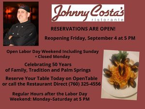 Johnny Costas Reopens_2026_Rezos